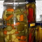 Sylteglas med pickles